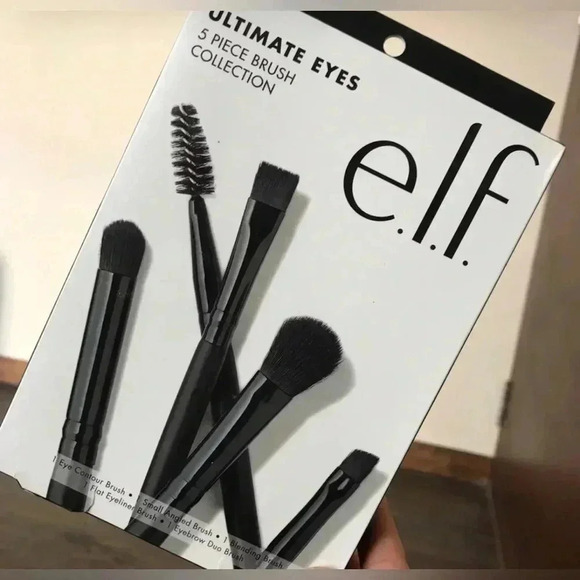 e.l.f Ultimate Eyes 5 Piece Brush Collection NWT Cruelty Free and Vegan - Picture 3 of 3